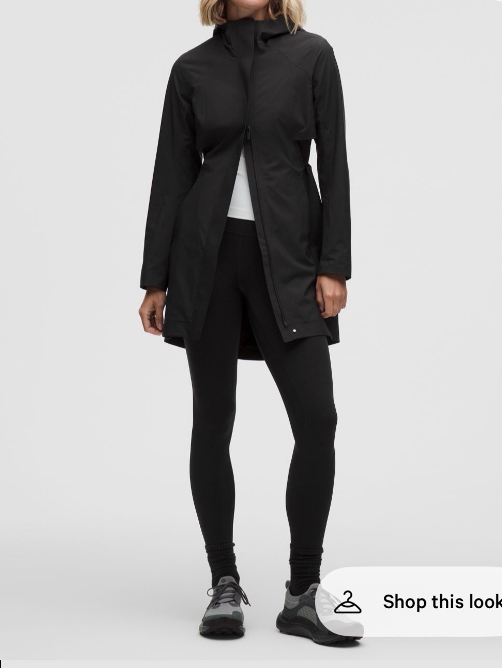 lululemon athletica Black Rain Rebel Jacket